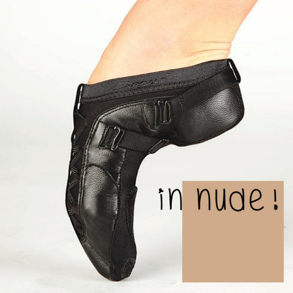 NIB! Capezio Fizzion Nude Dance Shoes P(4-5) - Picture 4 of 5